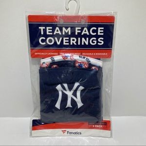 Fanatics Yankees 3pc Face Masks